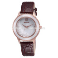 SKONE 9324 Japan movt leather strap lady watches